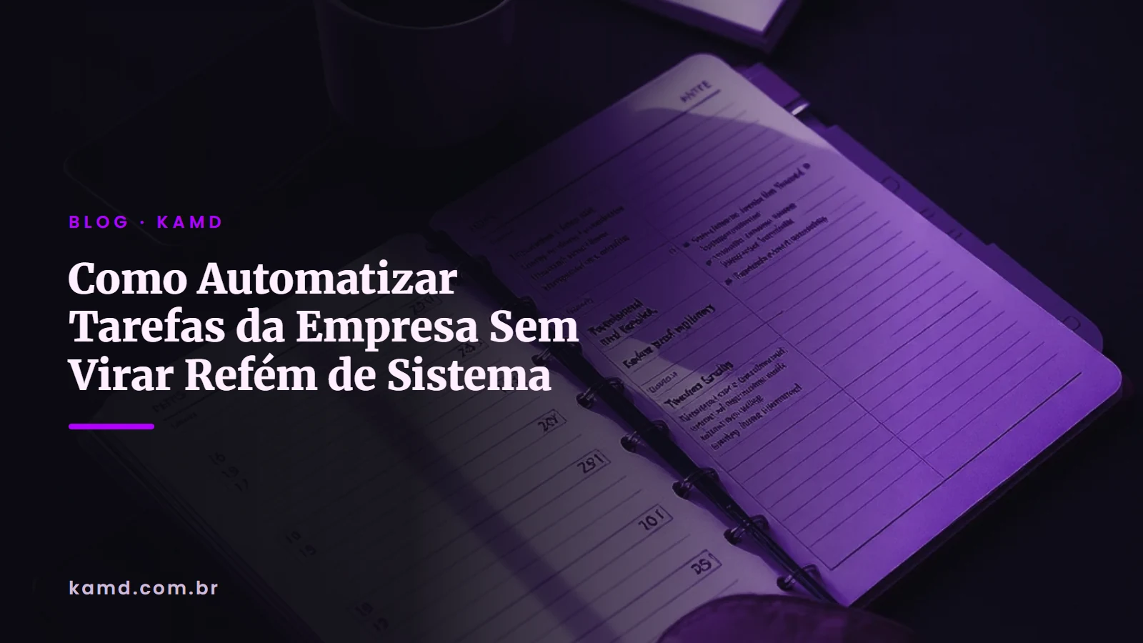 Como Automatizar Tarefas da Empresa Sem Virar Refém de Sistema