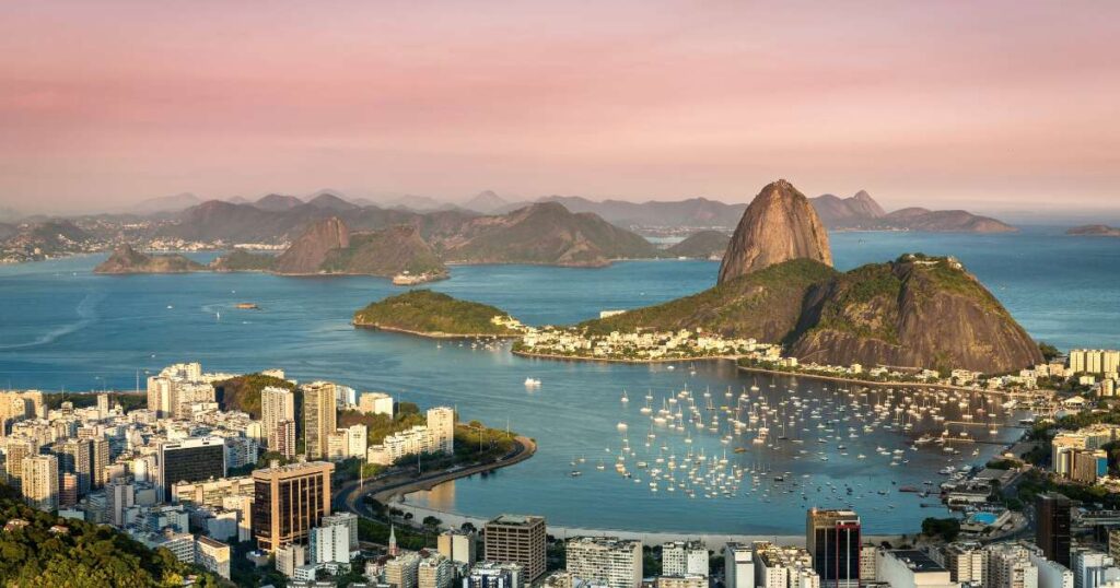 Painel de SEO local com mapa do Rio de Janeiro em destaque