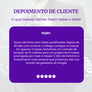 depoimentos e orçamento dos clientes kamd