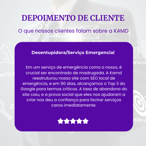 depoimentos e orçamento dos clientes kamd seo para sites locais